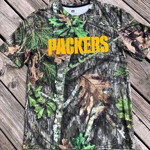 NFL Team Apparel Green Bay Packers Camouflage Sz M